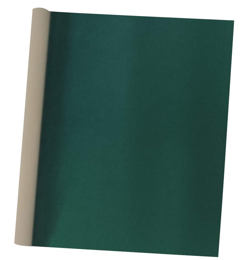 Waddllcor Self Adhesive Green Velvet Flock Shelf Liner for Dresser Handbag Box Drawer Cabinet Backdrop Peel and Stick Soft Craft Fabric DIY 17.7" x 117" - Image 1